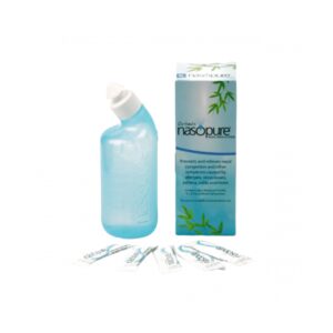 Dr. Hana's Nasopure Nasal Wash System Kit Συσκευή Ρινικής Πλύσης & 4 Φακελάκια Ρυθμιστικού Άλατος, 4 x 3,75gr