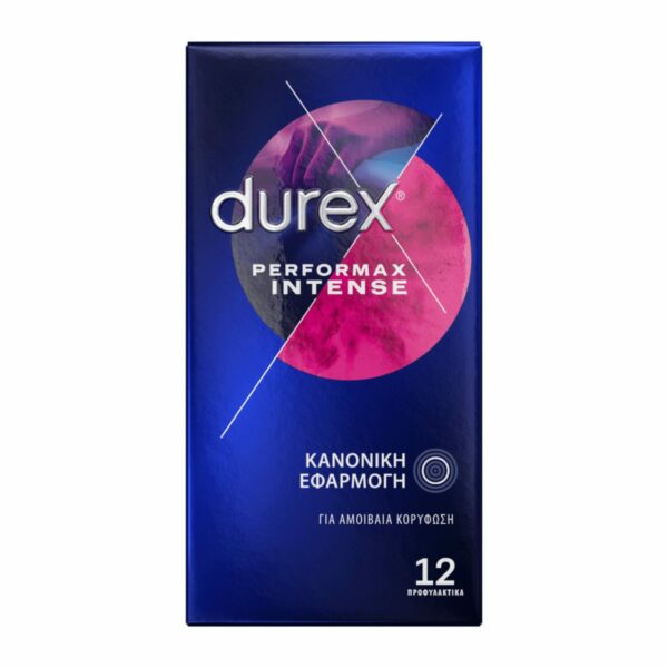 Durex Προφυλακτικά Performax Intense με Επιβραδυντικό και Ραβδώσεις 12τμχ