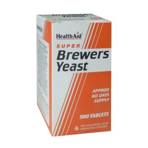 Health Aid Brewers Yeast 300mg, 500tabs