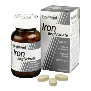 Health Aid Iron Bisglycinate 30mg 30 ταμπλέτες