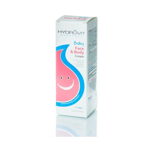 Hydrovit Baby Face & Body Cream Βρεφική Ενυδατική Κρέμα Προσώπου & Σώματος, 100ml