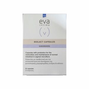 Intermed Eva Intima Biolact Προβιοτικά Για Αποκατάσταση Της Φυσιολογικής Χλωρίδας Εντέρου & Κόλπου 20 Κάψουλες