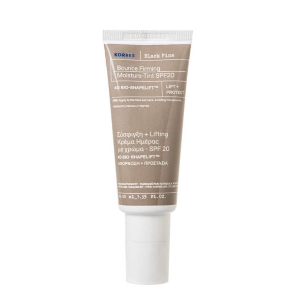 Korres Bounce Firming Moisture-Tint SPF20, Μαύρη Πεύκη Σύσφιγξη & Lifting Με Χρώμα SPF20 40ml