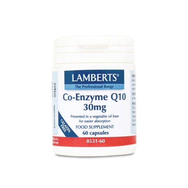 Lamberts Co-Enzyme Q10 30mg 60 κάψουλες