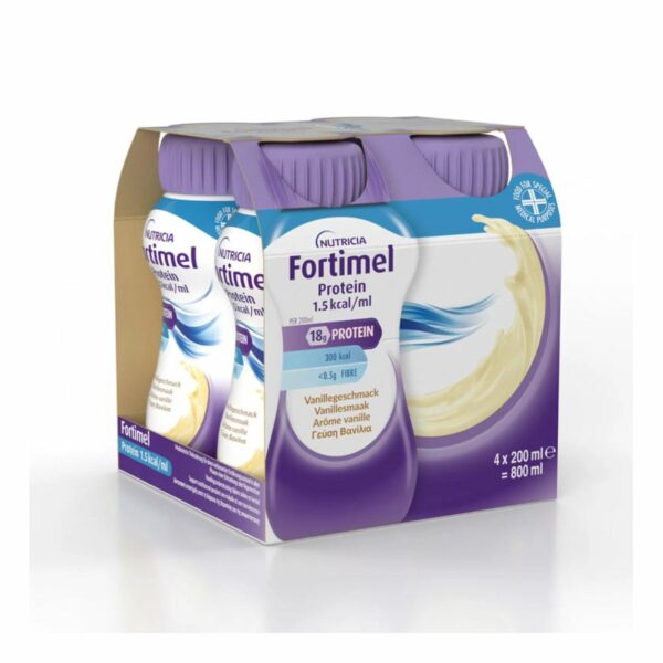 Nutricia Fortimel Extra 4 x 200ml Βανίλια Υπερπρωτεϊνικό Ρόφημα