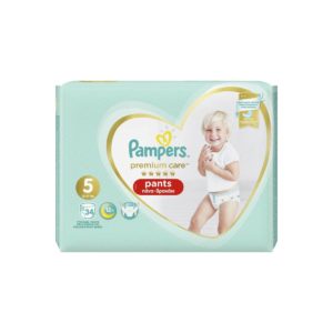 Pampers Premium Care Pants No 5 (12-17 kg) 34τμχ