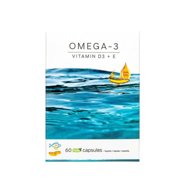 Vencil Omega-3 Plus Vitamins D3 & E 60 κάψουλες