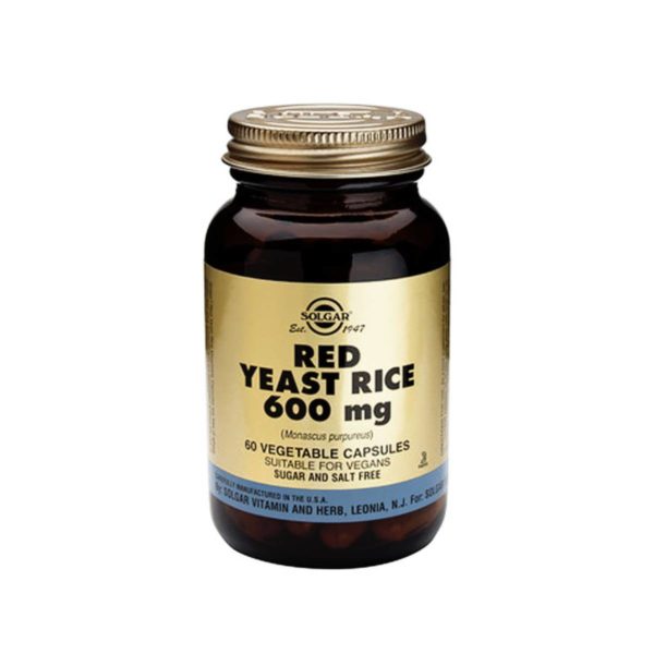Solgar Red Yeast Rice 600mg 60 φυτικές κάψουλες