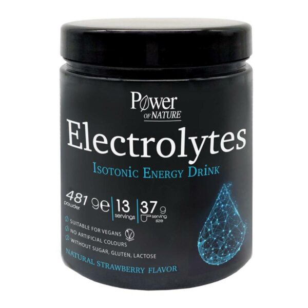 Power Of Nature Electrolytes με Γεύση Φράουλα 481gr Pharmacity