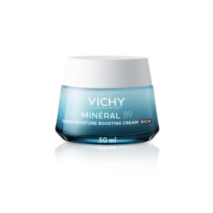 Vichy Mineral 89 Rich 100ωρη Ενυδατική & Συσφικτική Κρέμα Προσώπου για ΞηρέςΕυαίσθητες Επιδερμίδες 50ml