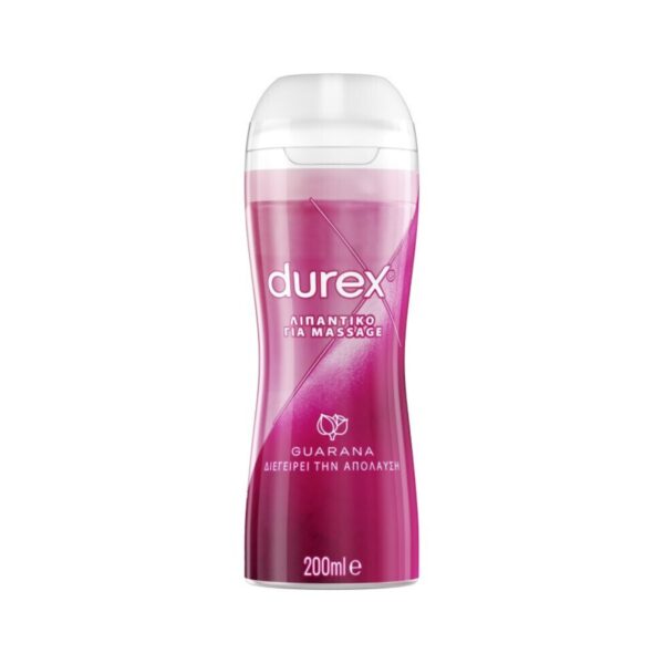 Durex Λιπαντικό Διεγερτικό Gel Play Massage 2in1 Guarana, 200ml