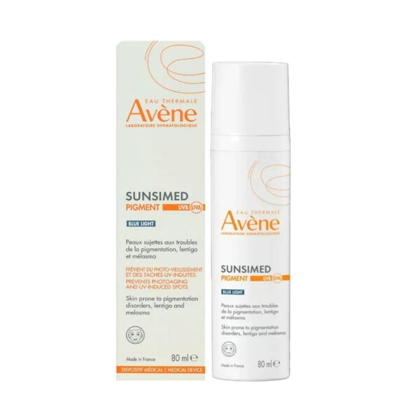 Avene Sunsimed Pigment Αντηλιακή Κρέμα Προσώπου, Πολύ Υψηλής Προστασίας SPF50+ 80ml