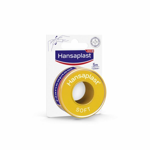 Hansaplast Soft Επιδεσμική Ταινία 2.5cm x 5m