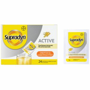 Supradyn Active Ηλεκτρολύτες, Μαγνήσιο & Kάλιο, 24sachets