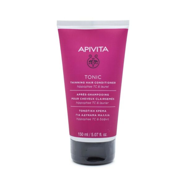 Apivita Tonic Conditioner Τονωτική Κρέμα για Αδύναμα Μαλλιά με Hippophae TC & Δάφνη, 150ml