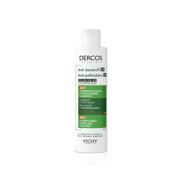 Vichy Dercos Anti-Dandruff DS 2in1 Σαμπουάν & Conditioner Κατά της Ξηροδερμίας, της Πιτυρίδας & του Κνησμού, 390ml