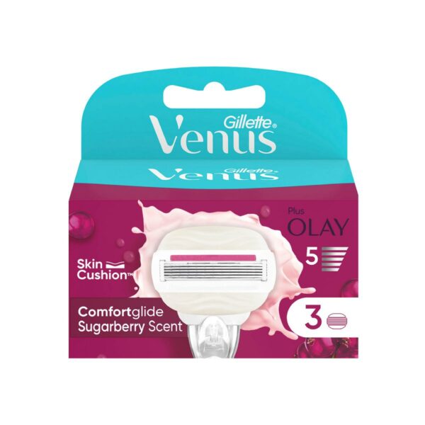 Gilette Venus comfortglide ανταλλακτικά ξυραφάκια γυναικεία sugarberry 3τεμ