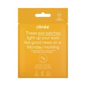 Clinea Illuminating Biocellulose Eye Patches Ματιών για Λάμψη, 1 ζευγάρι