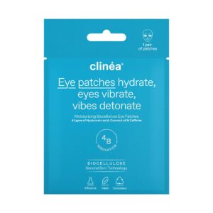 Clinea Moisturizing Biocellulose Eye Patches για Ενυδάτωση Ματιών, 1 ζευγάρι