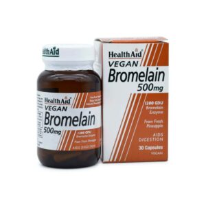 Health Aid Bromelain 500mg 30 φυτικές κάψουλες