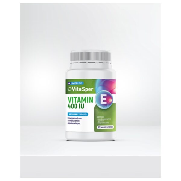 Vitasper Vitamin Ε Βιταμίνη 400iu 30 μαλακές κάψουλες